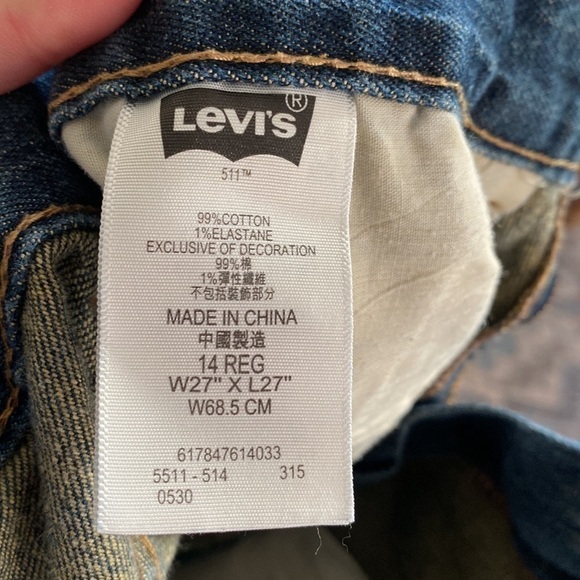 Levi's 511 Slim Straight Leg Jeans - Picture 8 of 10
